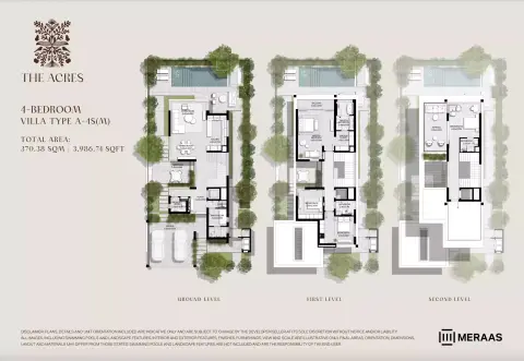 The Acres: Floor plan Type A(S), 3,986 sq ft
