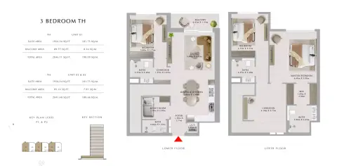 Valo: Floor plan Unit 01, 2,046 sq ft