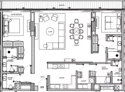 Seacliff: Floor plan Type 1
