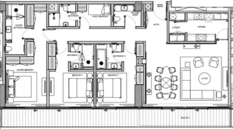 Seacliff: Floor plan Type 1