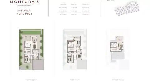 Montura 3 at Grand Polo: Floor plan Type 1 | 4 BR, 3,838 sq ft