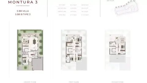 Montura 3 at Grand Polo: Floor plan Type 3 | 5 BR, 5,115 sq ft