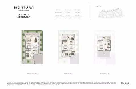 مونتورا في جراند بولو: مخطط الطابق Type 4, 5,157 sq ft