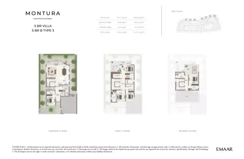 مونتورا في جراند بولو: مخطط الطابق Type 3, 5,115 sq ft