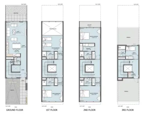 Verdana X: Floor plan Type C, 3,250 sq ft