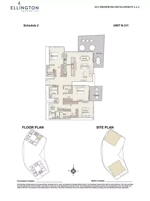 Mercer House: Floor plan Type N-311, 2,570 sq ft