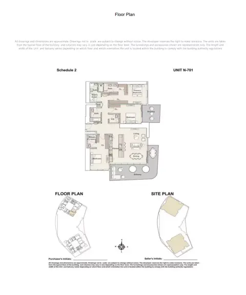 Mercer House: Floor plan Type N-701, 2,589 sq ft