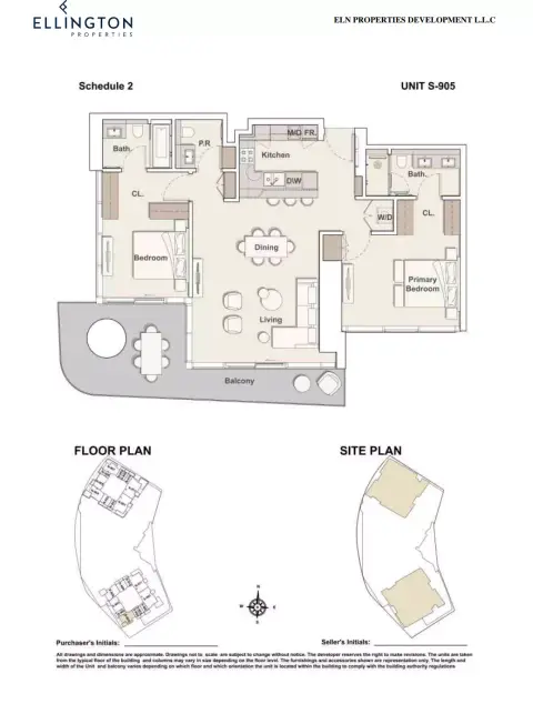 Mercer House: Floor plan Type S-905, 2,589 sq ft
