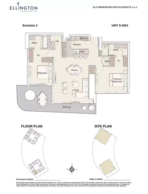 Mercer House: Floor plan Type S-2603, 1,489 sq ft