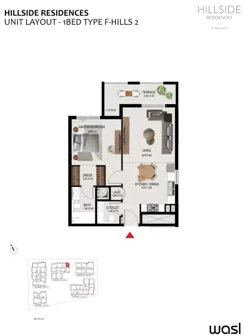 Hillside Residences: Floor plan Type F-Hills 2