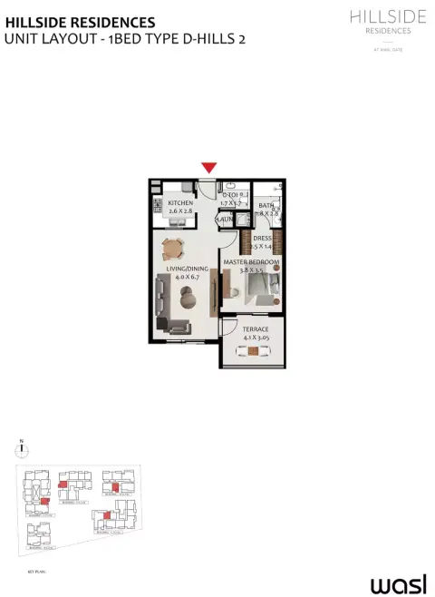 Hillside Residences: Floor plan Type D-Hills 2
