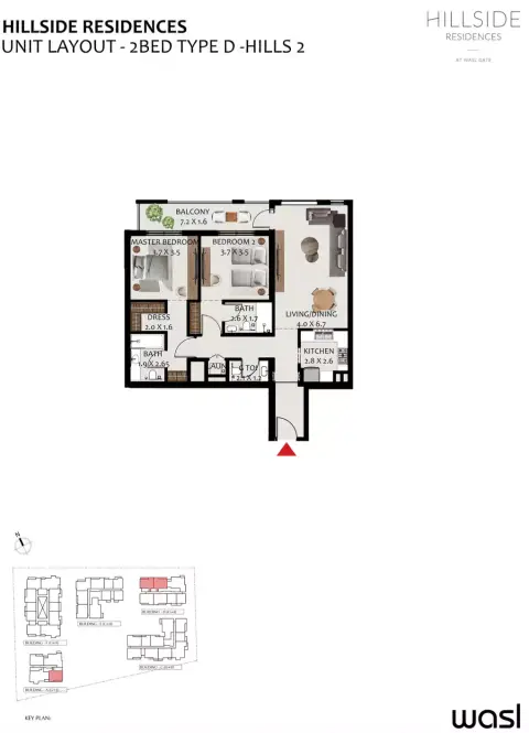 Hillside Residences: Floor plan Type D- Hills 2