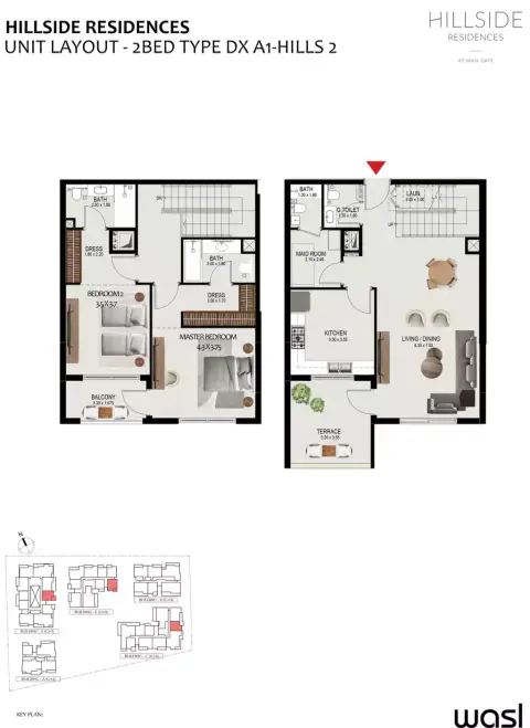 Hillside Residences: Floor plan Type DX A1-Hills 2
