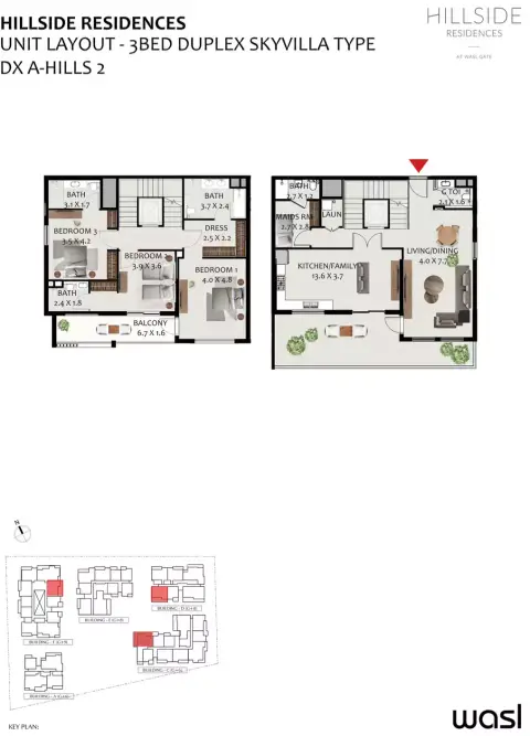 Hillside Residences: Floor plan Type DX A-Hills 2