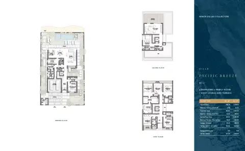 Palm Jebel Ali Frond F: Планировка Type Pacific Breeze, 7,677 sq ft