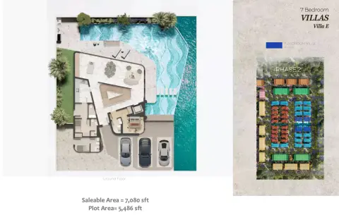Green Wood Royal: Floor plan Type E, 7,080 sq ft