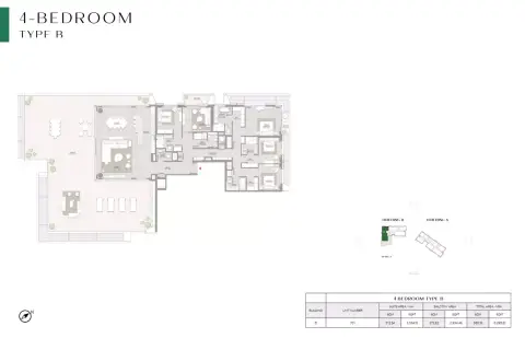 City Walk Crestlane: फ़्लोर प्लान Type B-Building B, 6,298 sq ft