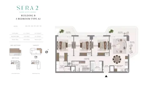 Sera Phase 2: Floor plan Type A2-Building B, 1,662 sq ft