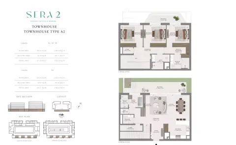 Sera Phase 2: Floor plan Type A2, 2,554 sq ft