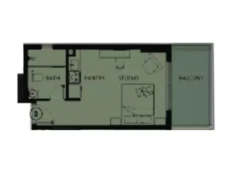 Lilium Tower: Floor plan Type A