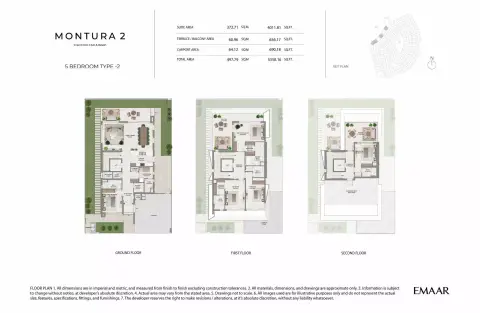 Montura 2 at Grand Polo: Floor plan Type 2, 5,358 sq ft