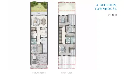 Malta: Floor plan Type LTH 4DM