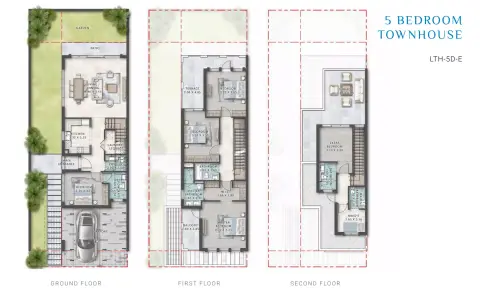Malta: Floor plan Type LTH 5DE