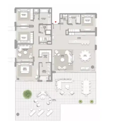 City Walk Crestlane 3: Plan Type A, 4,638 sq ft