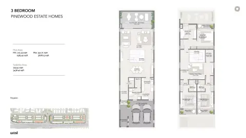 Pinewood Estate Homes: Floor plan Type A, 3,438 sq ft