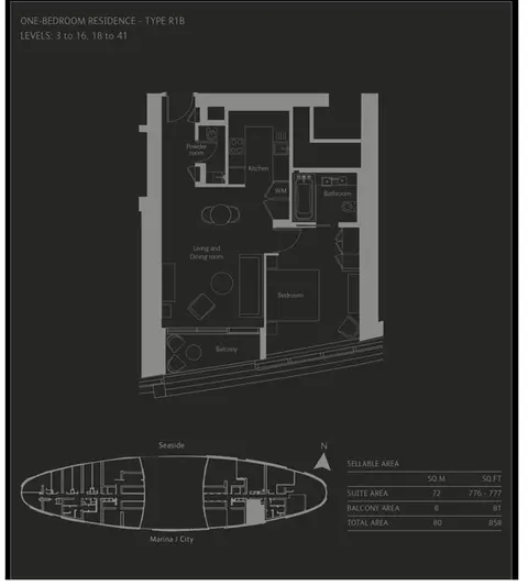 The Address Residences: 第 4 张，共 22 张