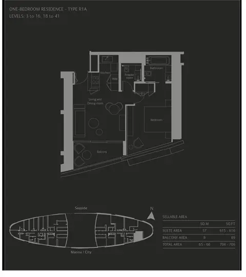 The Address Residences: 第 5 张，共 22 张