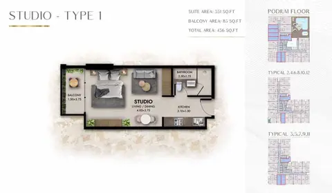 Provenza Residences at JVC: Photograph 4 of 22