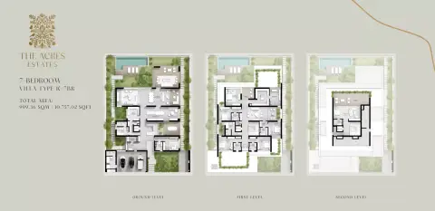 The Acres Estates: Floor plan Type K, 10,757 sq ft