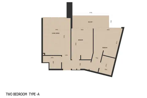 Alexis Tower: Type A 户型图