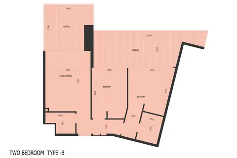 Alexis Tower: Type B 户型图