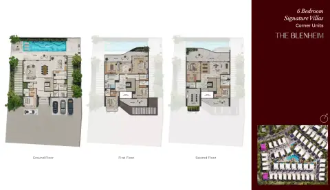 Knightsbridge Phase 2: Floor plan The blenheim (Corner Units), 9,007 sq ft