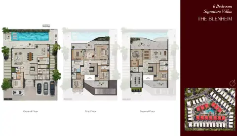 Knightsbridge Phase 2: Floor plan The blenheim, 9,007 sq ft