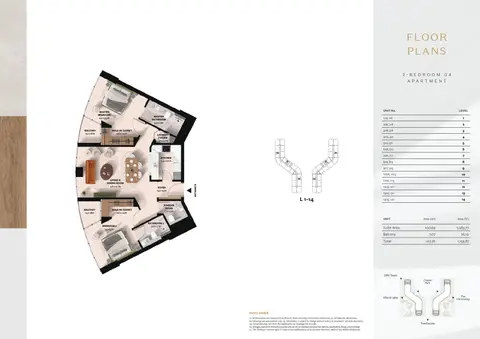 Cascada 1 at Waada: Floor plan TYPE 04 (UNIT 108-1411), 1,160 sq ft
