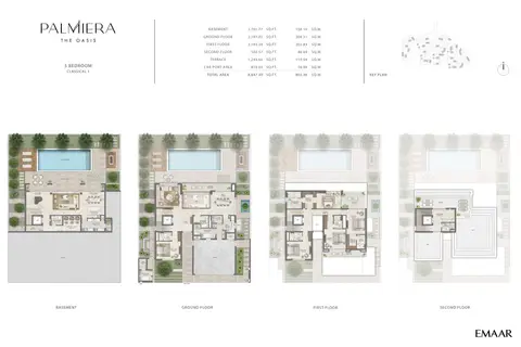 Palmiera at The Oasis: Floor plan 5 Bedroom, Classical - 1, 8,647 sq ft
