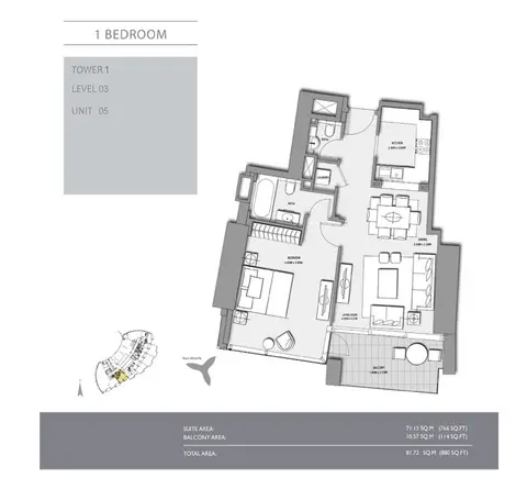 Burj Vista: 第 5 张，共 22 张