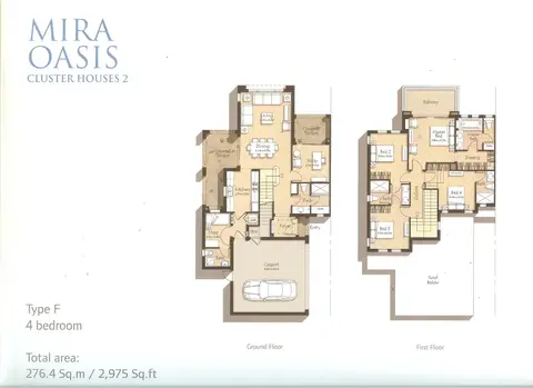 Mira Oasis: Plan 4 BR, Type F, 2,975 sq ft