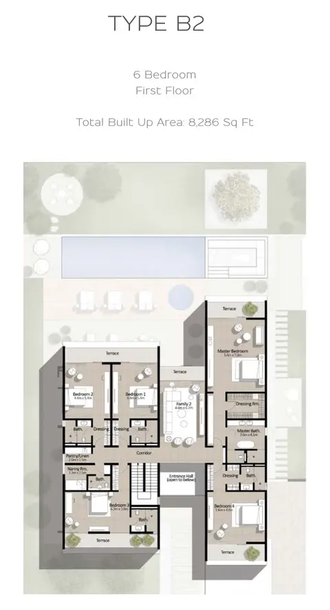 Parkway Vistas: Планировка T-B2,FF, 9,212 sq ft