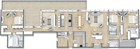 The 8: Plan Penthouse, Size 4181 sq ft, 4,181 sq ft