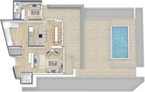 The 8: Plan Townhouses Lower Level, Size 4949 sq ft, 4,949 sq ft
