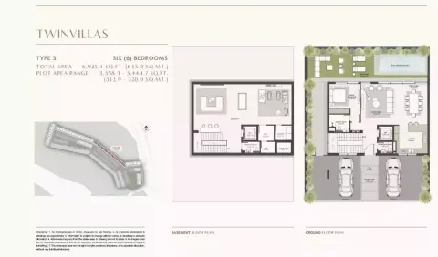 Terra Golf Collection Phase 2: Floor plan Type 3, 6,921 sq ft