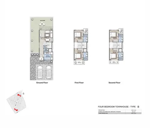 Reportage Hills: Floor plan TYPE B, 2,336 sq ft