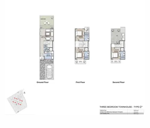 Reportage Hills: Floor plan TYPE C, 1,903 sq ft