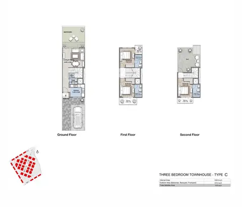 Reportage Hills: Floor plan TYPE C, 1,875 sq ft