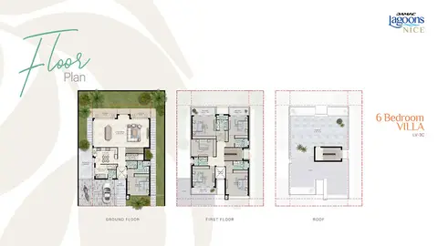Lagoons Nice: Планировка Villa LV-3C