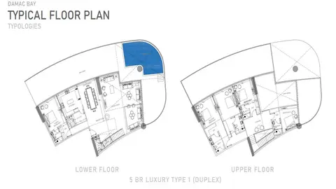 Damac Bay Cavalli: Plattegrond Type 1